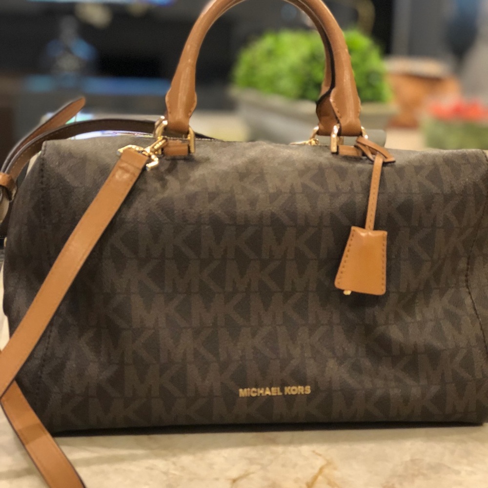 MK Monogrammed Satchel